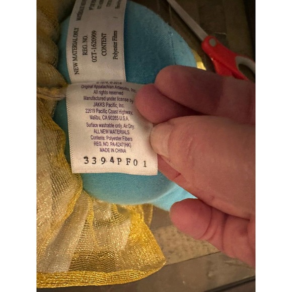 2011 Cabbage Patch Kid Tea Party‎ Toddler Red Hair Green Eyes Polka Dot Dress - Picture 5 of 6